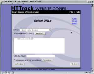 httrack website copier