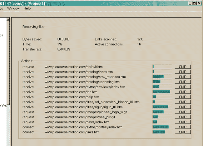 HTTrack Website Copier snapshot #6