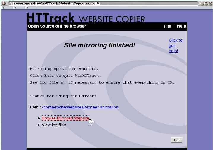 HTTrack Website Copier snapshot #7